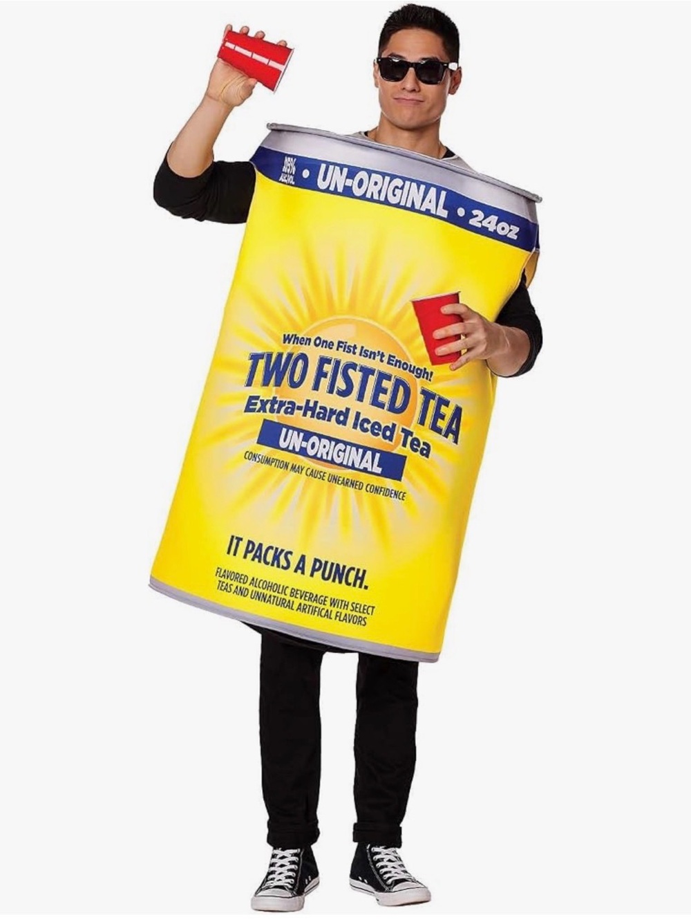 Two Fisted Tea Party Costume for Adults, 3D Outfit, Perfect for Parties